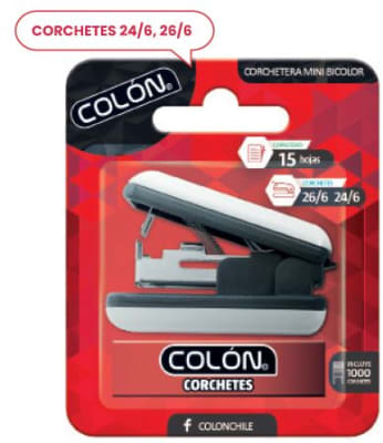 BL CORCHETERA MINI COLOR C/CORCH. COLON