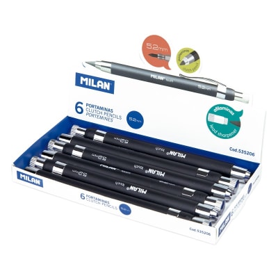 PORTAMINAS 5.2mm CON SACAPUNTAS TOUCH MILAN