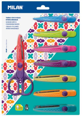 TIJERA ZIGZAG 8 HOJAS INTERCAMBIABLES MILAN