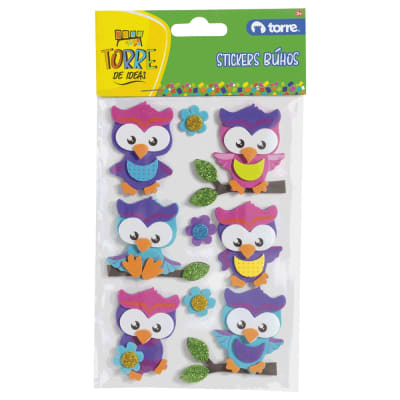 STICKERS BÚHOS TORRE