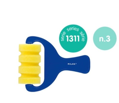 RODILLO ESPONJA FRANJAS VERICALES 70mm MILAN