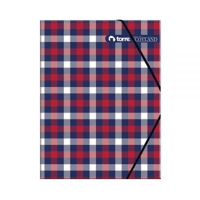 CARPETA CARTULINA CON ELASTICOS SCOTLAND