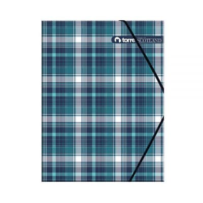 CARPETA CARTULINA CON ELASTICOS SCOTLAND