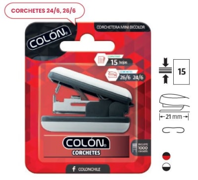 BL CORCHETERA MINI COLOR C/CORCH. COLON