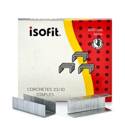 CORCHETES ISOFIT 23/10 CAJA DE 1000 UDS