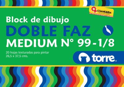 BLOCK DIBUJO M-99 DOBLE FAZ TORRE IMAGIA