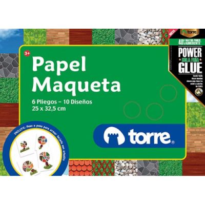 BOLSON PAPEL MAQUETA TORRE IMAGIA