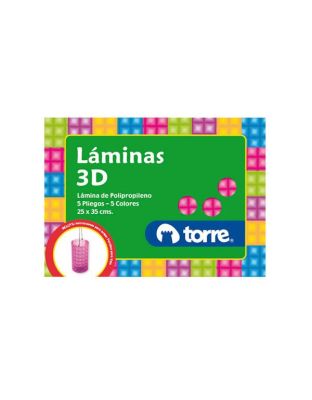 BOLSON LAMINAS 3D TORRE IMAGIA
