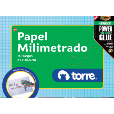 BOLSON PAPEL MILIMETRADO TORRE IMAGIA