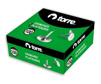CAJA CHINCHES PLATEADOS  100 UNIDADES