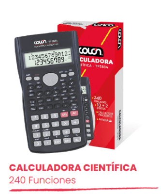 CALCULADORA CIENTIFICA 240 FUNCIONES COLON