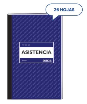 LIBRO ASISTENCIA 26 HJS. AUCA