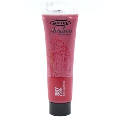 ACRÍLICO ARTEL 35ML CARMIN 887