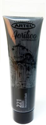 Acrílico Artel 100ml negro 221
