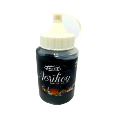 Acrilicos Artel 250ml negro 221