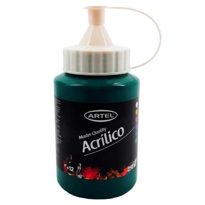 Acrílico Artel 250ml verde viridian 554