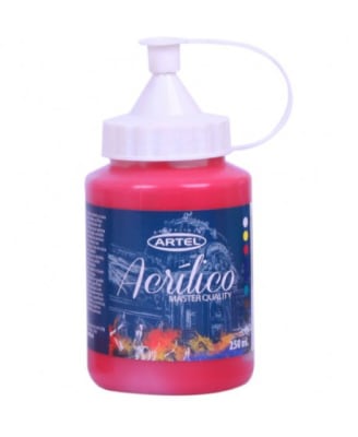 Acrílico Artel 250ml carmin 887