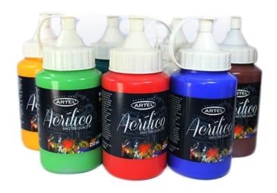 Acrílico Artel  250ml bermellon 888
