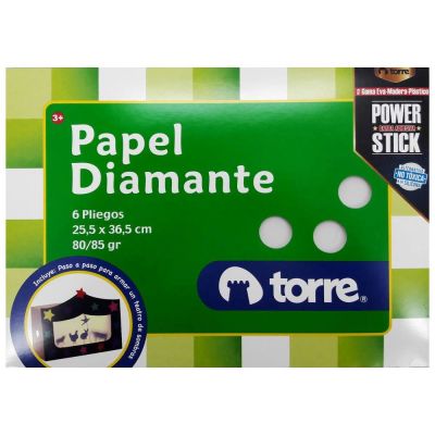 BOLSON PAPEL DIAMANTE TORRE IMAGIA