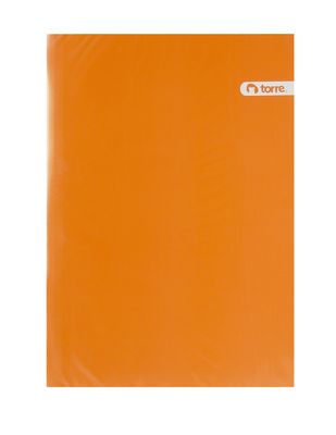 ARCHIVADOR PLASTIFICADO TORRE NARANJA C/GUSANO