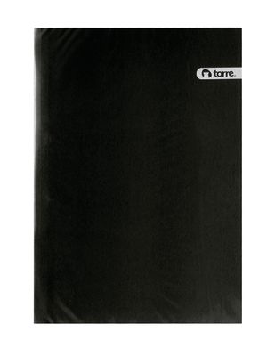 ARCHIVADOR PLASTIFICADO TORRE NEGRO C/GUSANO