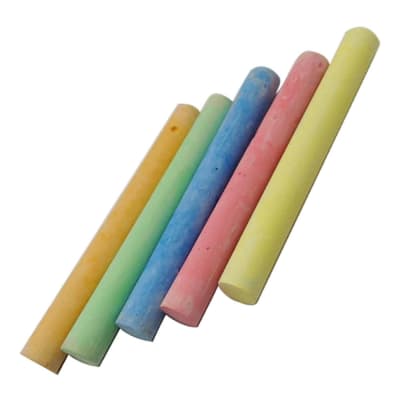 TIZA COLOR.12 UNID..SIN POLVO.HAND