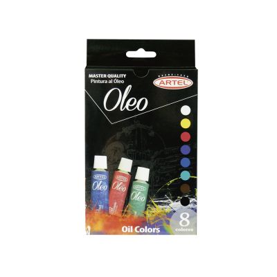 Set Oleos Artel 8 colores de 12ml