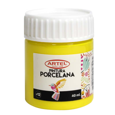 FCO 40ML PINTURA PORCELANA AMARILLO