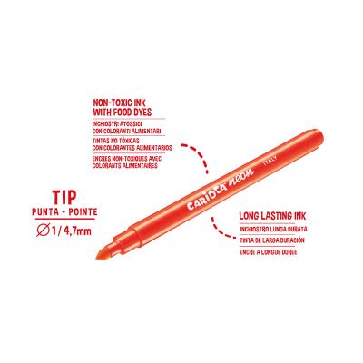 PLUMONES NEON 8 COLORES CARIOCA