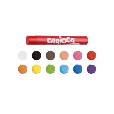 LAPICES PASTEL GRASO 12 COLORES CARIOCA