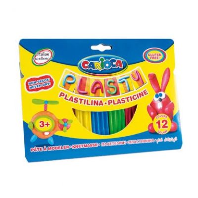 PLASTILINA 12 COLORES 12.5 GM CARIOCA