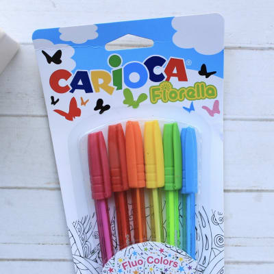 BOLIGRAFO FIORELLA 6 COLORES CAIOCA