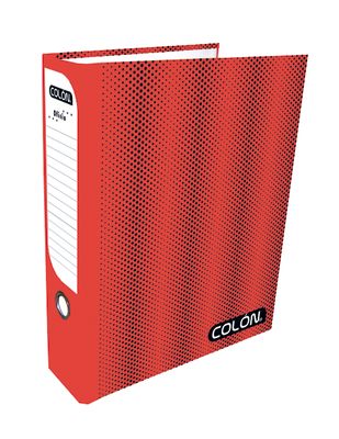 ARCHIVADOR COLON OFICIO ANCHO COLOR ROJO