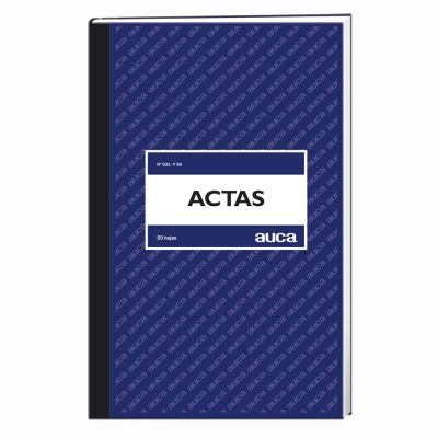 LIBRO ACTAS AUCA 50 HJS