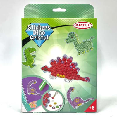 Stickers Crystal Dino Painting