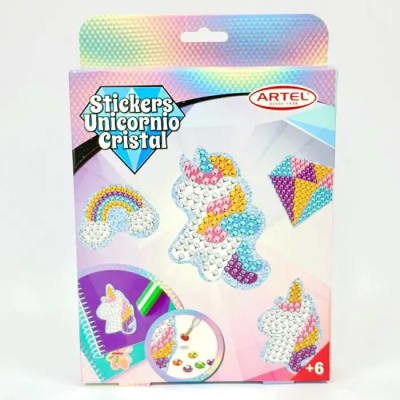 Stickers Crystal Unicornio Painting