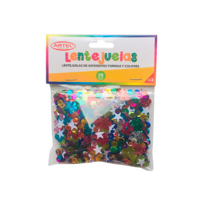 Lentejuelas surtidas 28g
