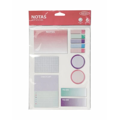 Set Notas Adhesivas pastel
