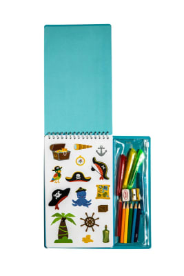 Set para colorear stencil Piratas