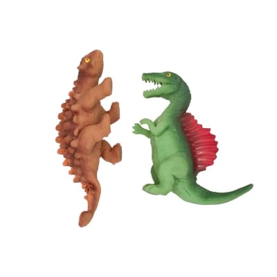 SET DINO APRETABLE DINO VERDE Y CAFÉ