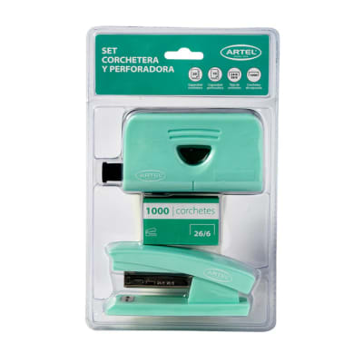 BL. Corchetera y perforadora pastel