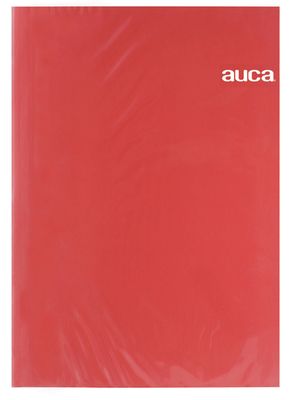 CARPETA PLASTIFICADA AUCA  ROJA AUCA