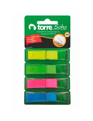 BL. BANDERITAS ANGOSTAS 160 UNIDS