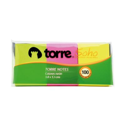TORRE NOTES MIX NEON 3U 5.1X3.8 CM 100H