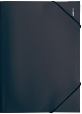 CARPETA PVC CARTERA OFICIO NEGRA