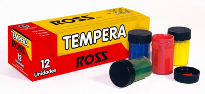 TEMPERA ROSS 12 Unid. FRASCO.15cc