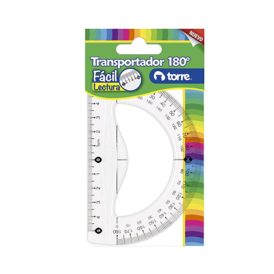 BL. TRANSPORTADOR PLÁSTICO 180° TORRE