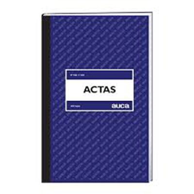LIBRO ACTAS CUADRICULADO 100 HJS. AUCA