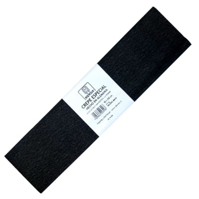 PAPEL CREPE WEROLA 50x250cm NEGRO