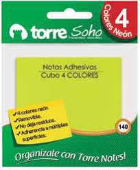 BL. CUBO 4 COLORES NEON 